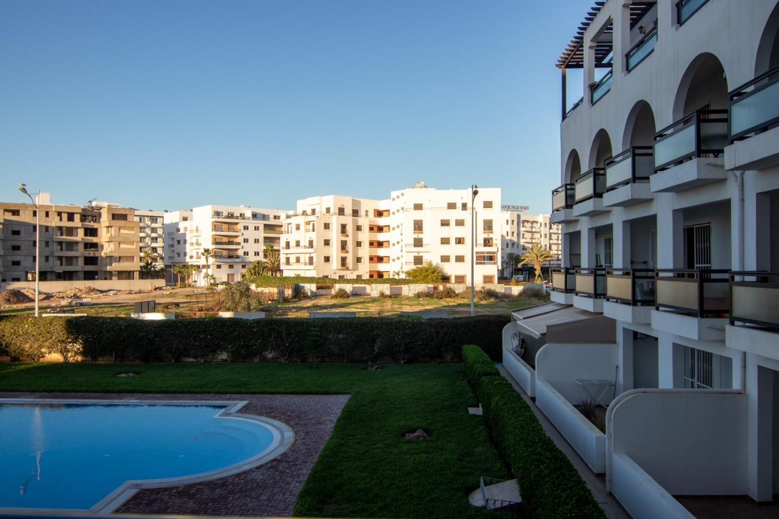 Prime Apt Near Beach With Pool, Amenities, Activities Deals Agadir Extérieur photo